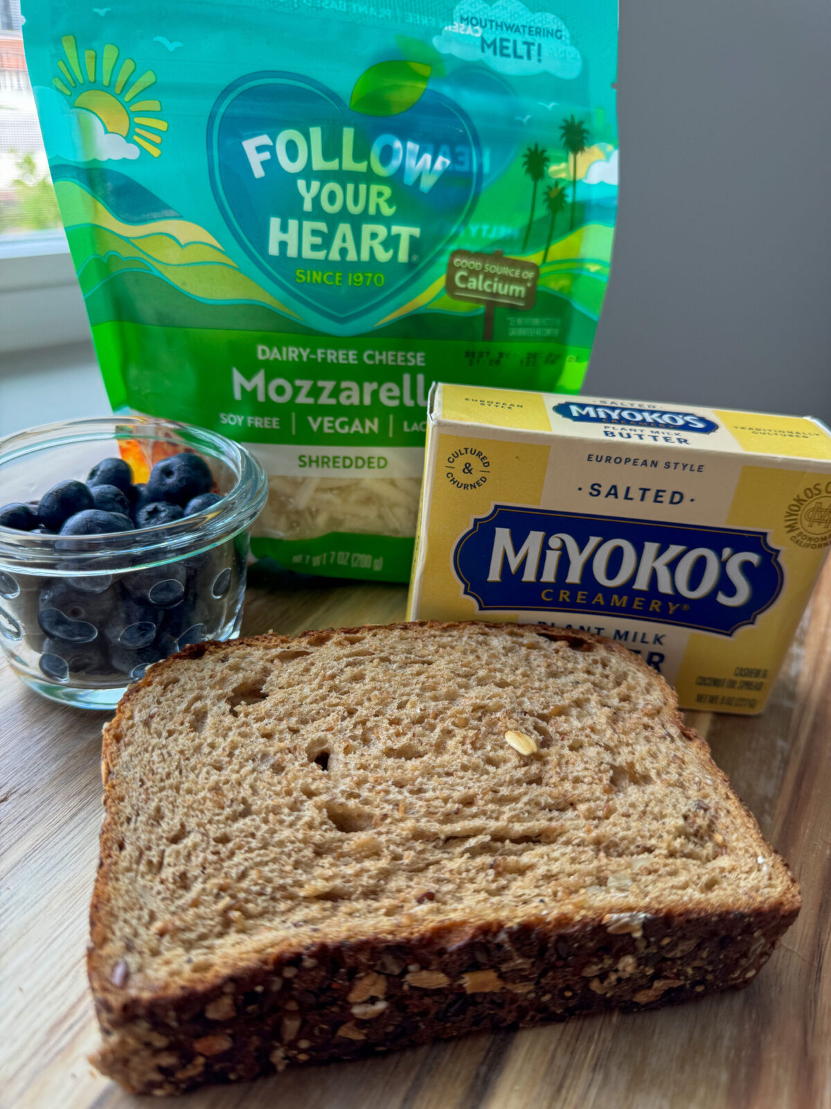 Dairy Free Blueberry Grilled Cheese