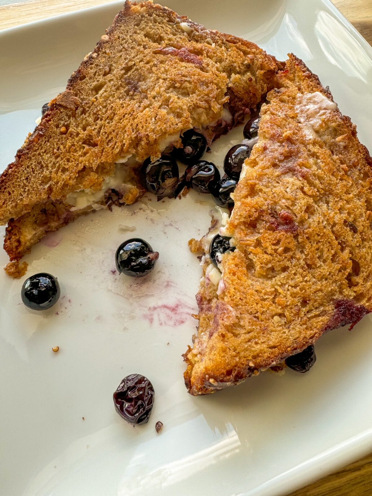 Dairy-Free Blueberry Grilled Cheese