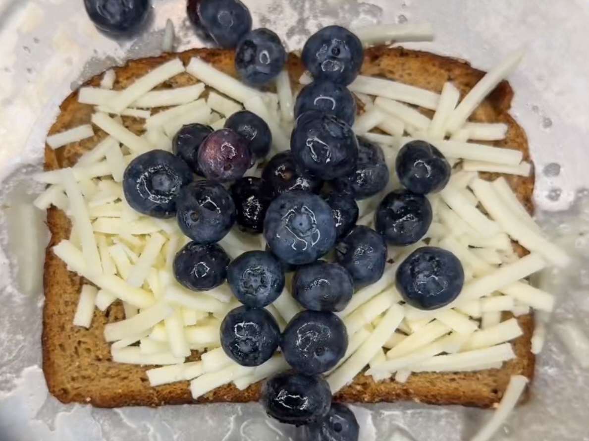 Dairy Free Blueberry Grilled Cheese