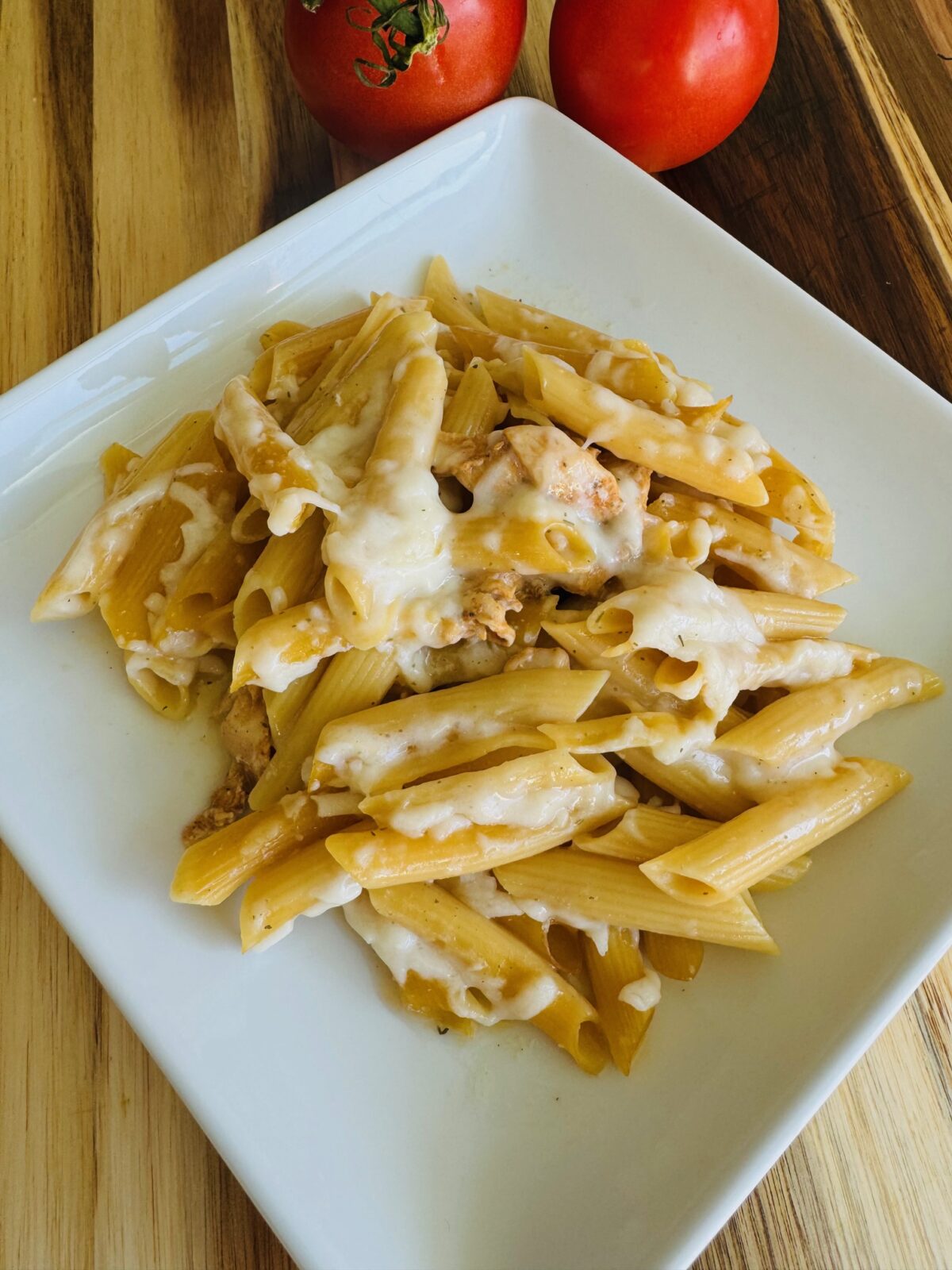 Baked Chicken Ranch Pasta