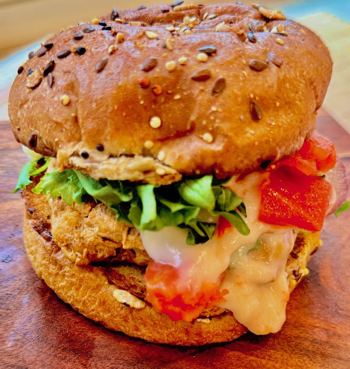 Healthy Turkey Taco Burger